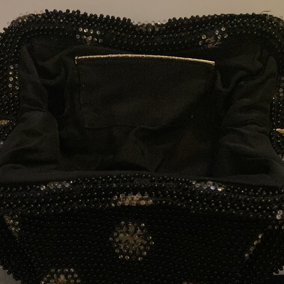 Mid Century Beaded Cluth Purse - Picture 5 of 7